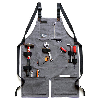 Apron denim canvas