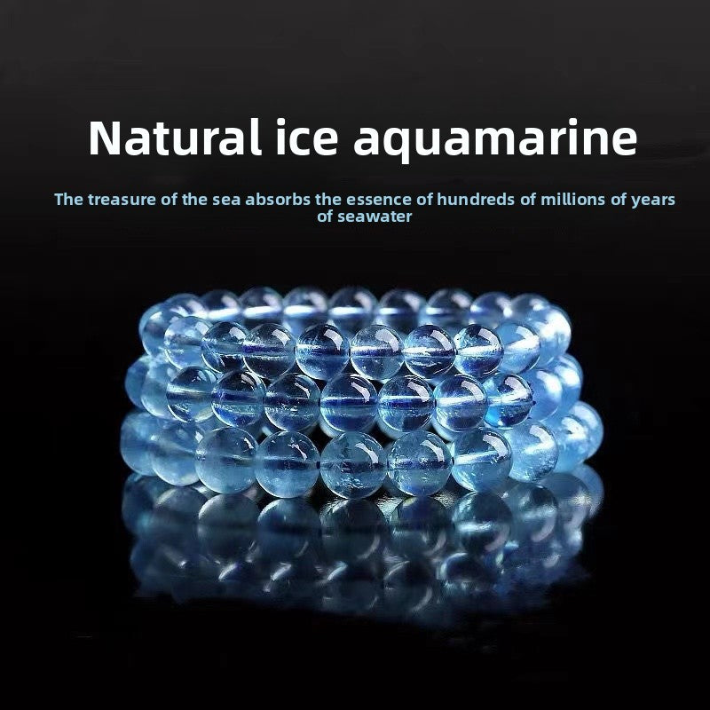 Aquamarine Crystal Bracelet