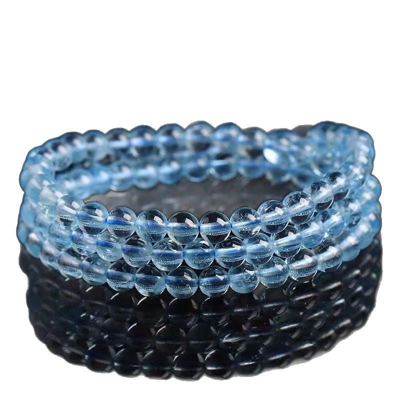 Aquamarine Crystal Bracelet