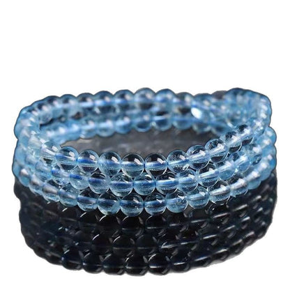 Aquamarine Crystal Bracelet