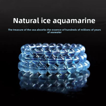 Aquamarine Crystal Bracelet