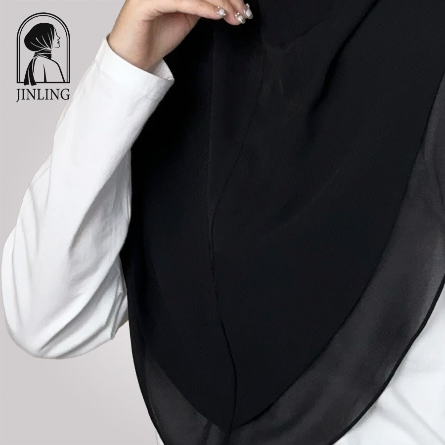 Arab ladies' swallowtail headscarf