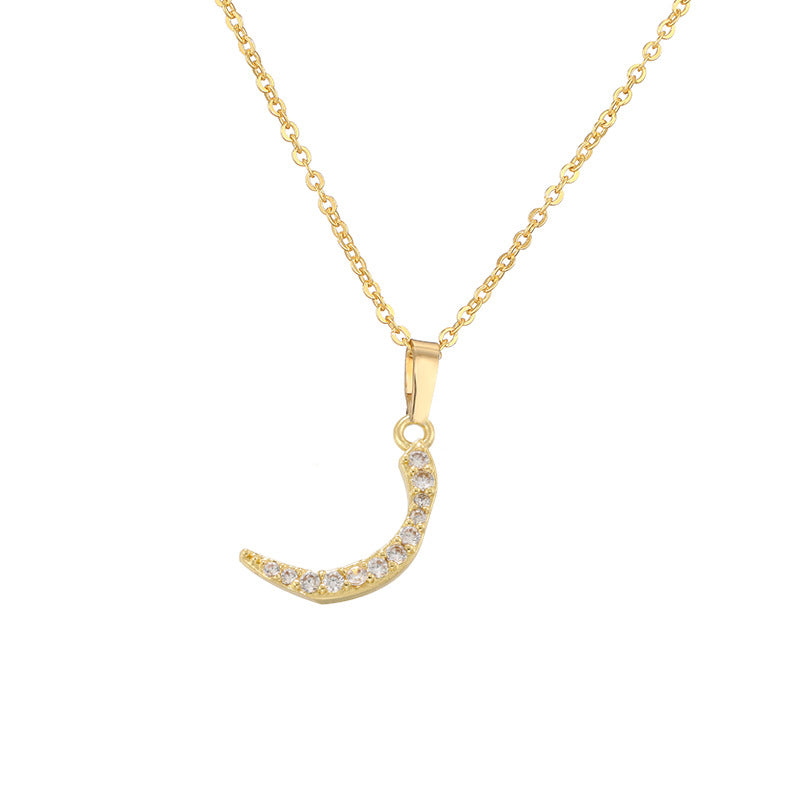 Arabic Letter Pendant Necklace