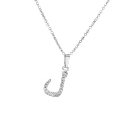 Arabic Letter Pendant Necklace