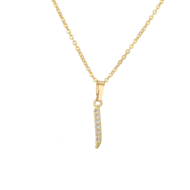 Arabic Letter Pendant Necklace