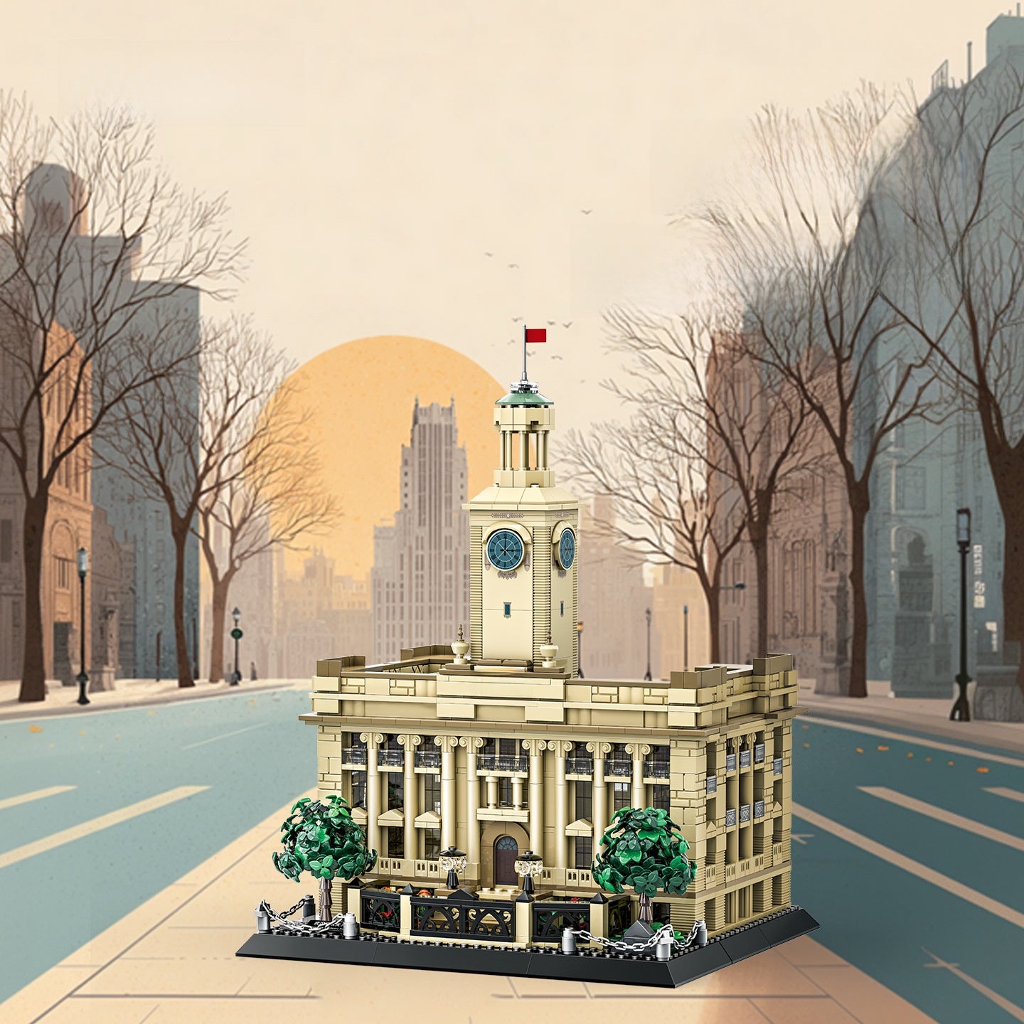 Architectural Building Blocks Set
