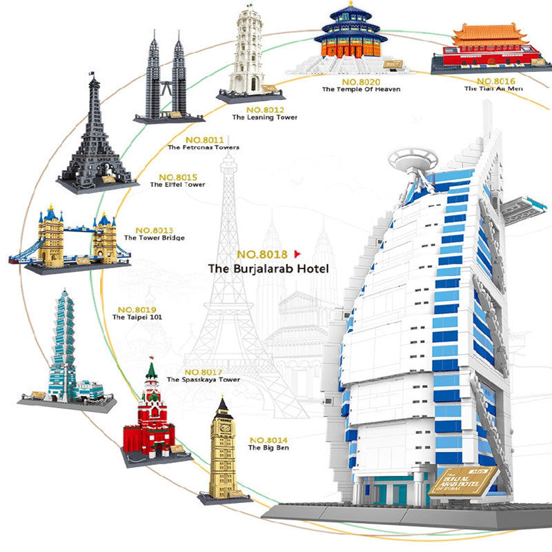 Architectural Building Blocks Set
