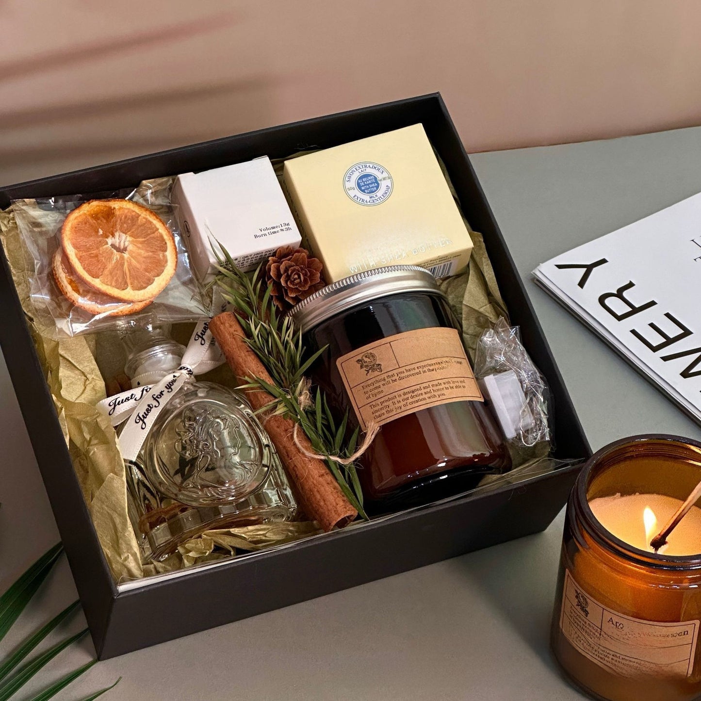 aromatherapy candle gift box