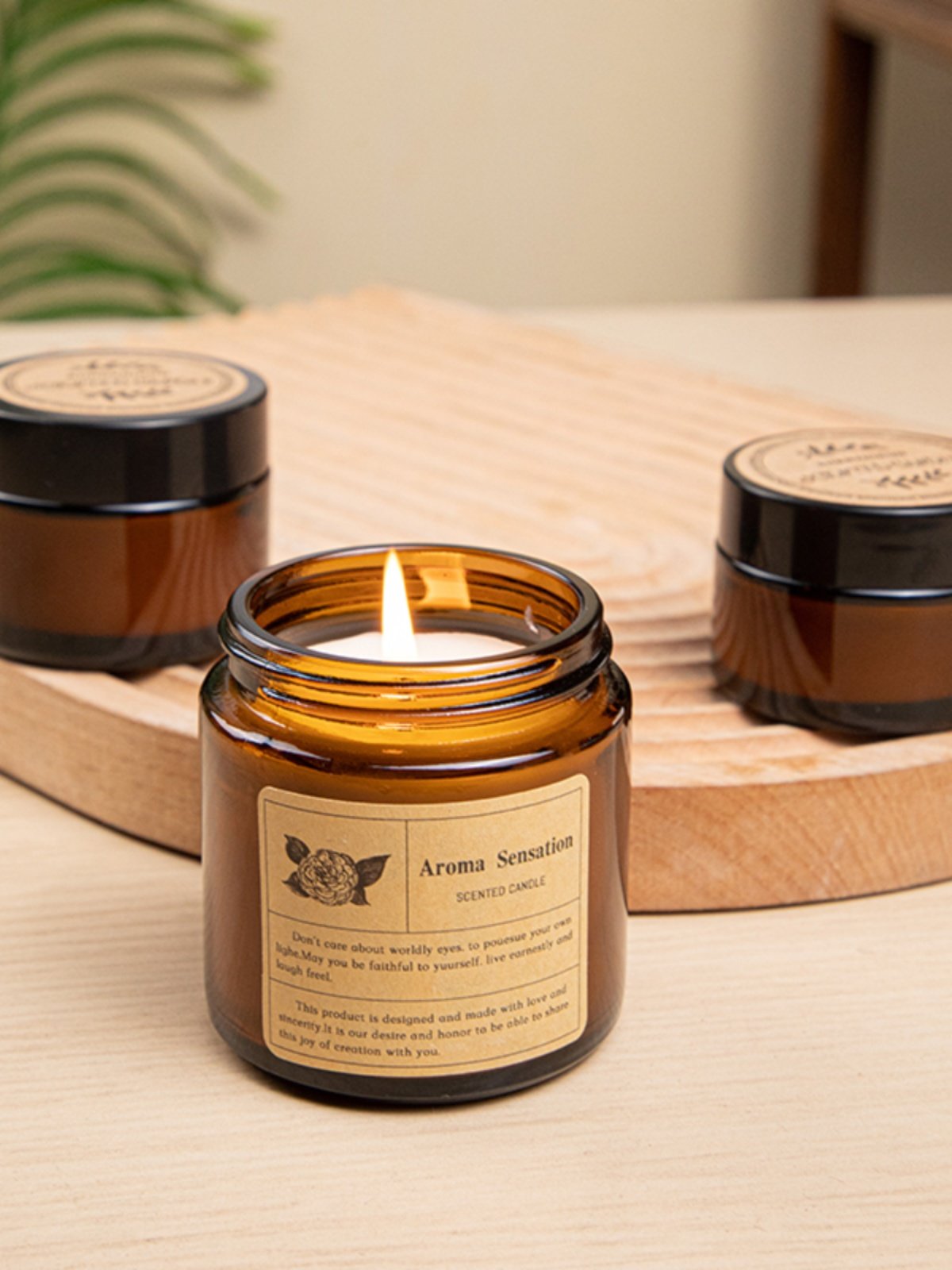 Aromatherapy candle