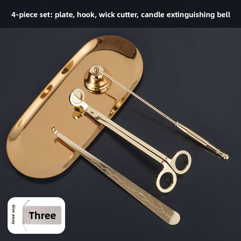 Aromatherapy Candle Tool with Wick Cutter and USB Lighter