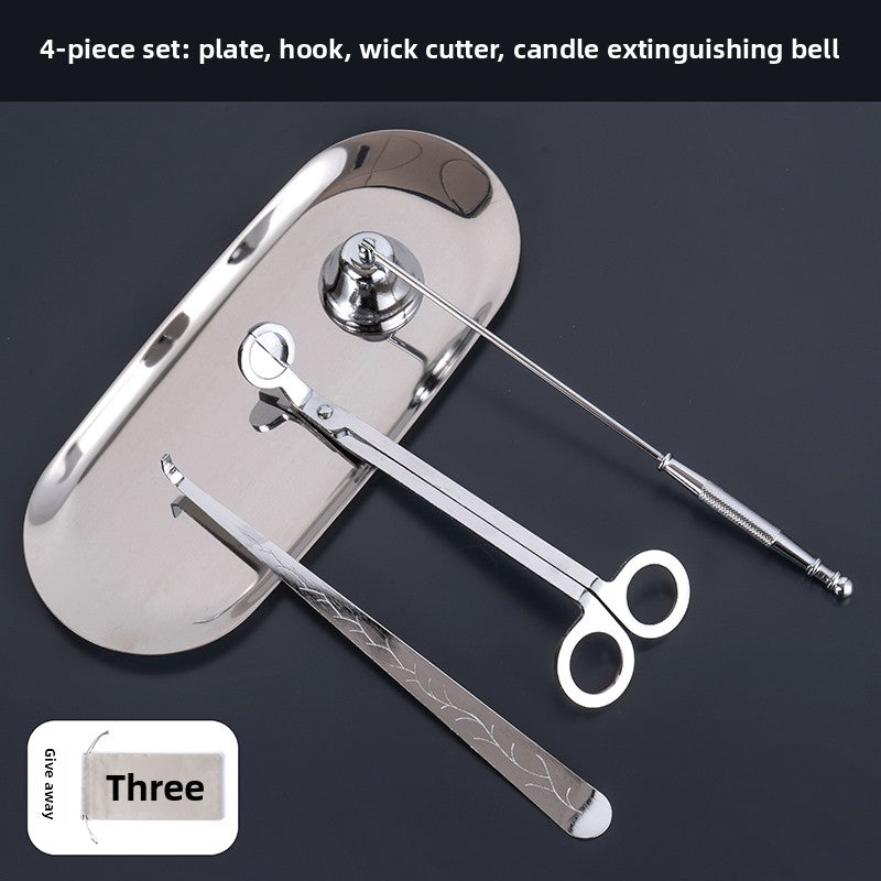 Aromatherapy Candle Tool with Wick Cutter and USB Lighter