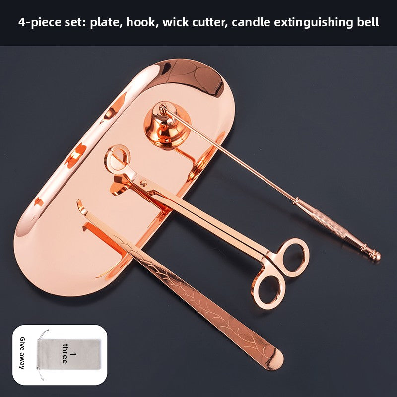 Aromatherapy Candle Tool with Wick Cutter and USB Lighter
