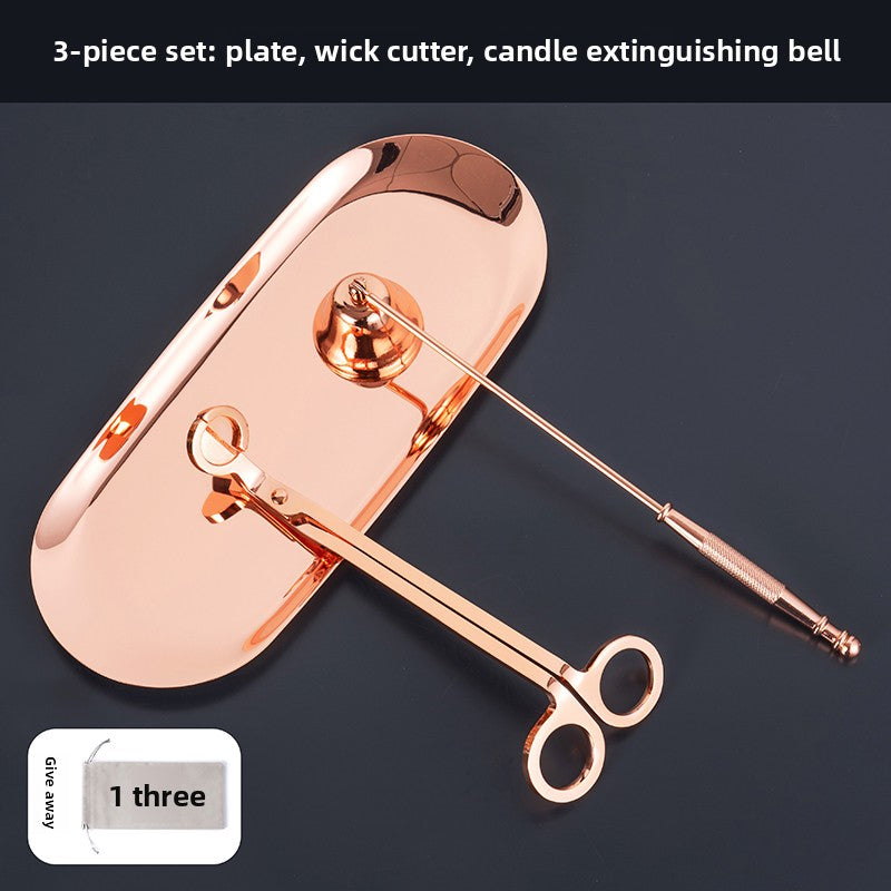 Aromatherapy Candle Tool with Wick Cutter and USB Lighter