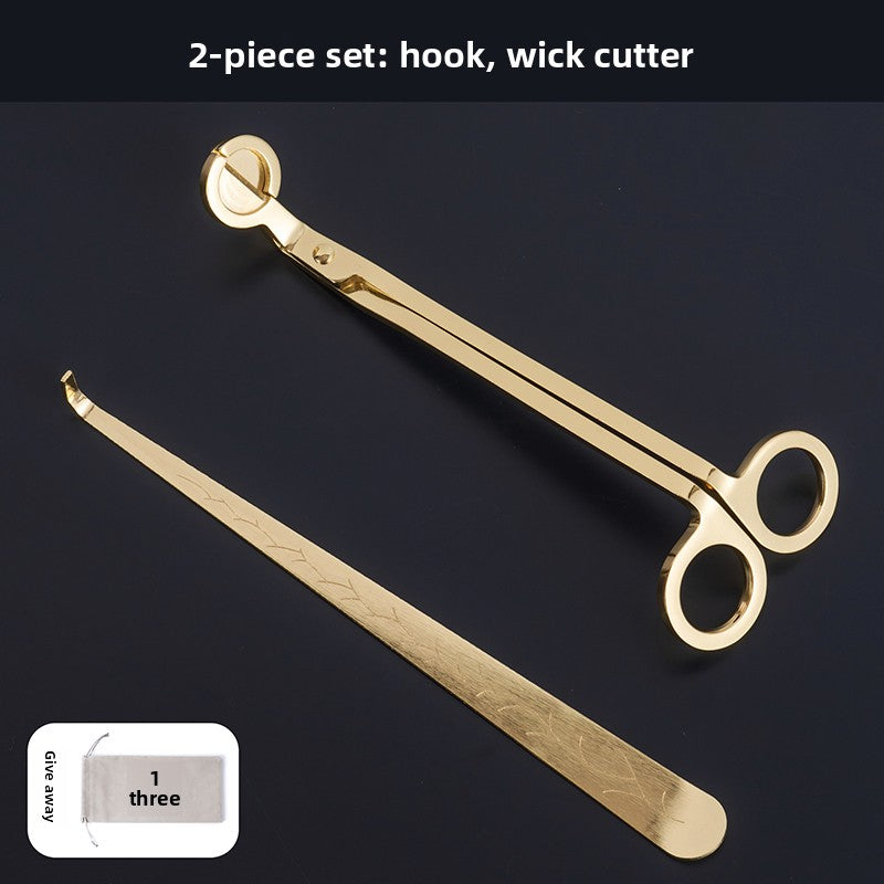 Aromatherapy Candle Tool with Wick Cutter and USB Lighter