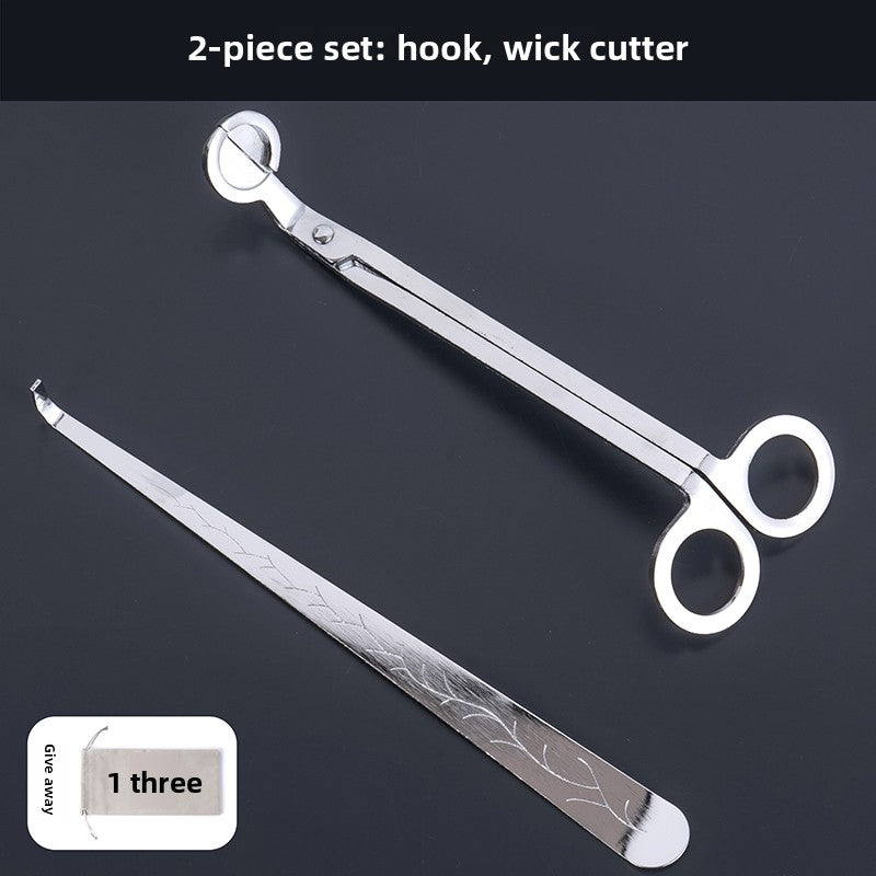 Aromatherapy Candle Tool with Wick Cutter and USB Lighter