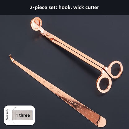 Aromatherapy Candle Tool with Wick Cutter and USB Lighter