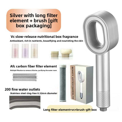 Aromatherapy Filter Shower Head with Multiple Spray Modes
