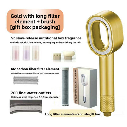 Aromatherapy Filter Shower Head with Multiple Spray Modes