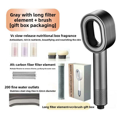 Aromatherapy Filter Shower Head with Multiple Spray Modes