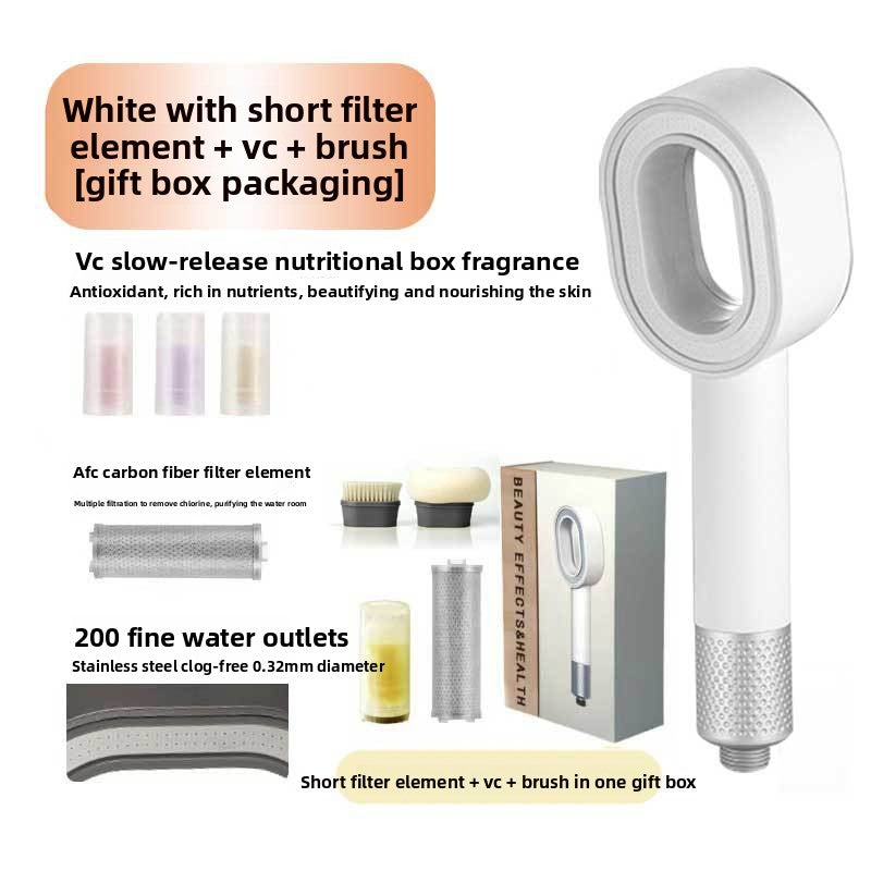 Aromatherapy Filter Shower Head with Multiple Spray Modes