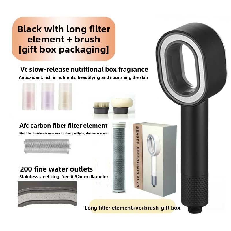 Aromatherapy Filter Shower Head with Multiple Spray Modes