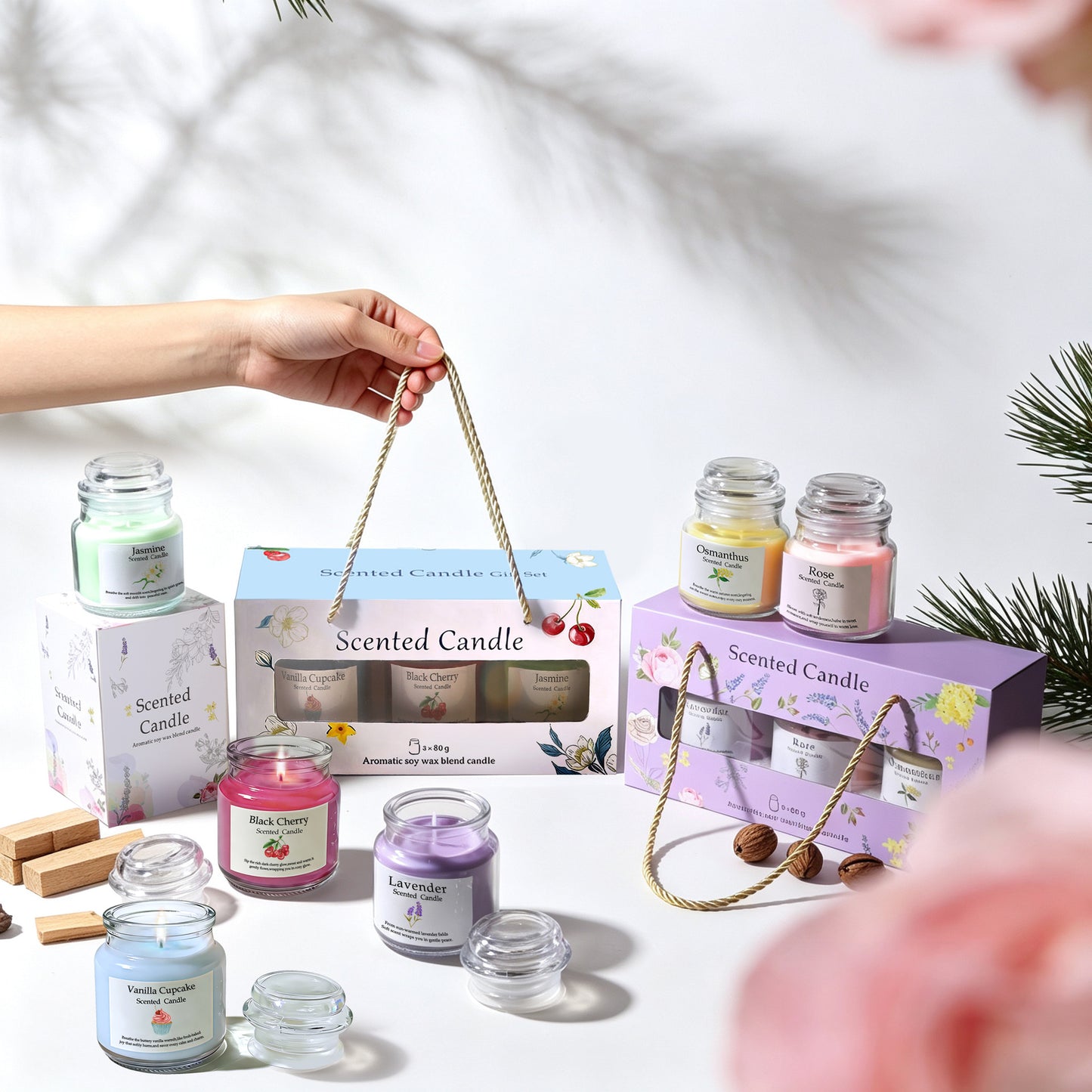 Aromatherapy Scented Candles Gift Set