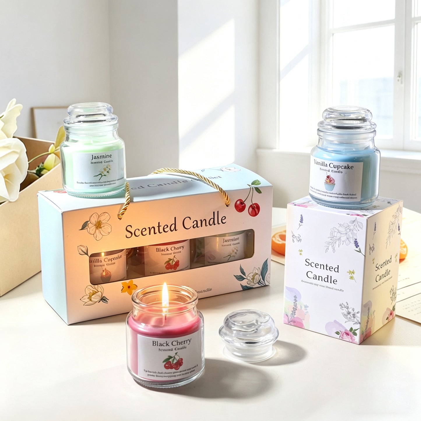 Aromatherapy Scented Candles Gift Set