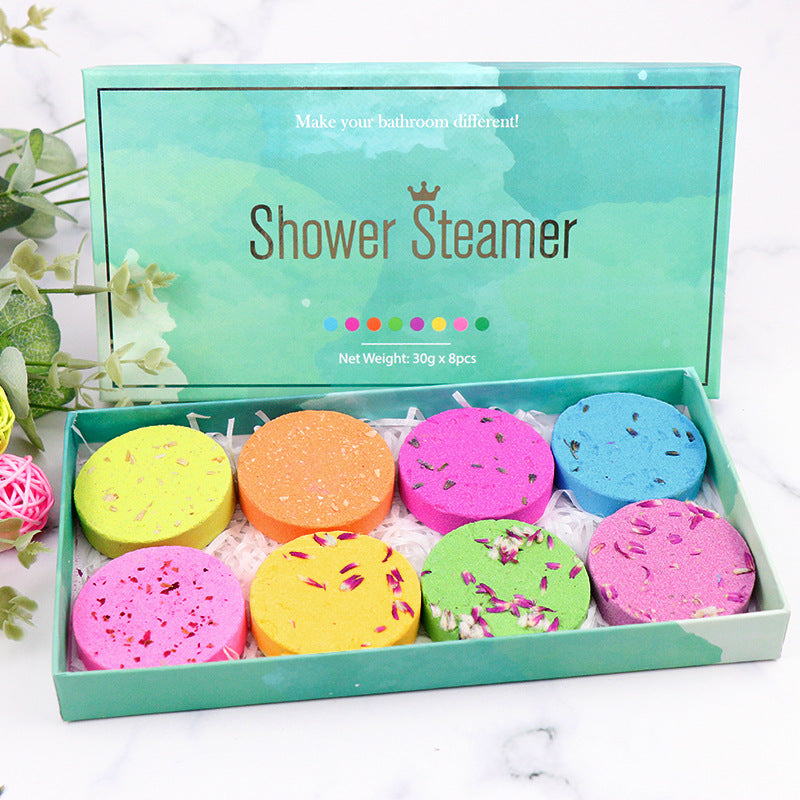Aromatherapy shower tablet