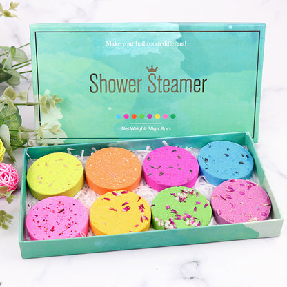 Aromatherapy shower tablet