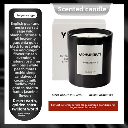 Aromatherapy Soy Wax Candle in Glass Jar