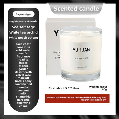 Aromatherapy Soy Wax Candle in Glass Jar