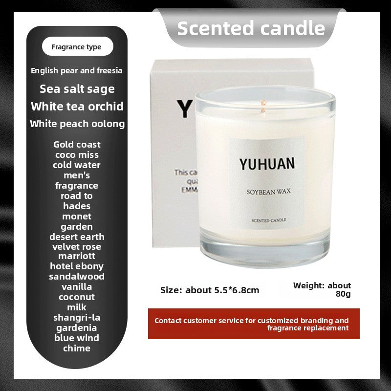 Aromatherapy Soy Wax Candle in Glass Jar