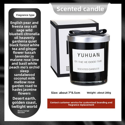 Aromatherapy Soy Wax Candle in Glass Jar