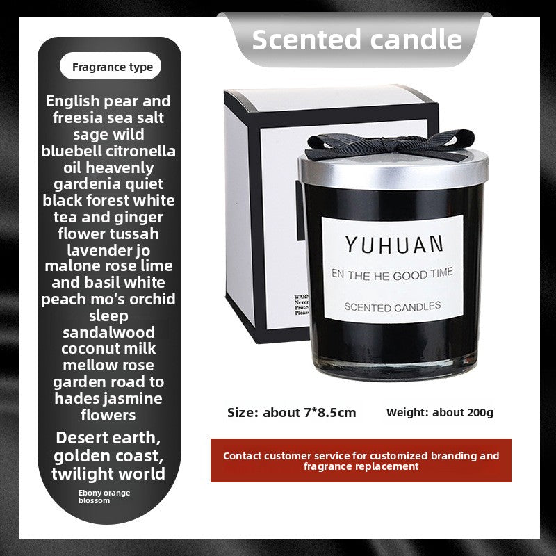 Aromatherapy Soy Wax Candle in Glass Jar
