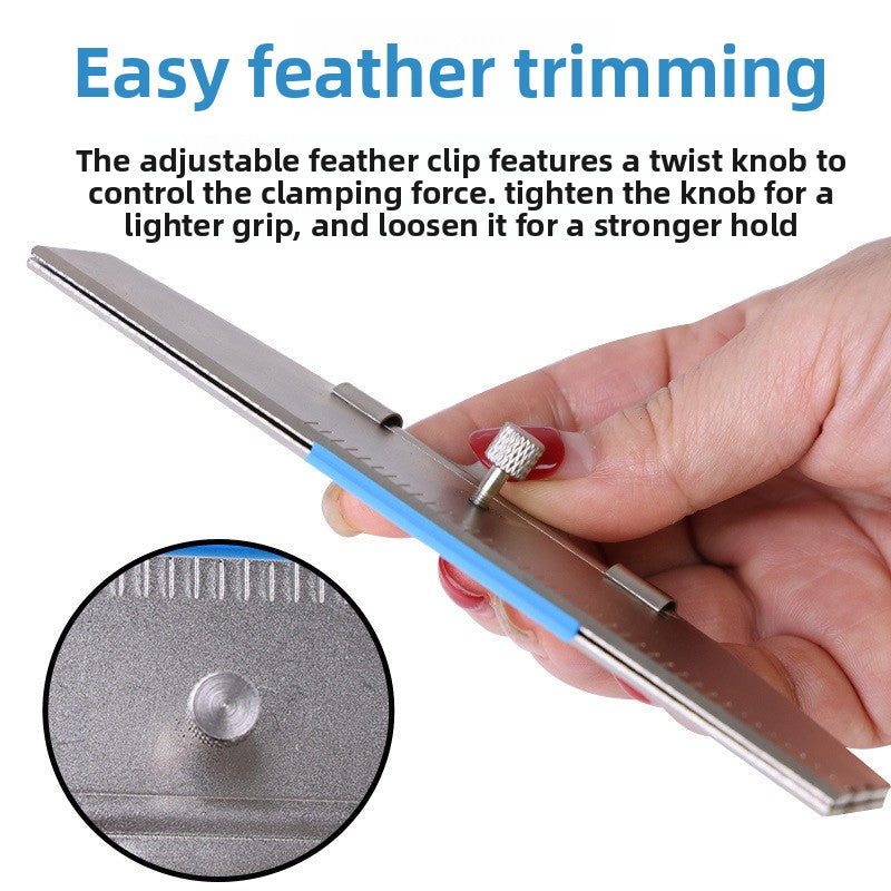 Arrow feather holder