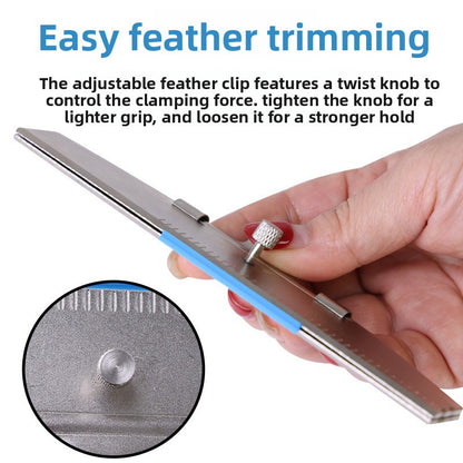 Arrow feather holder