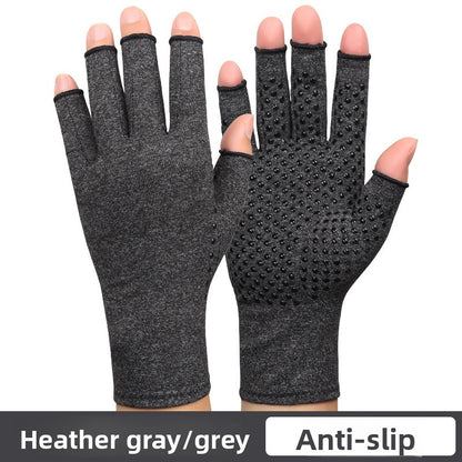 Arthritis Relief Compression Gloves Half Finger Support