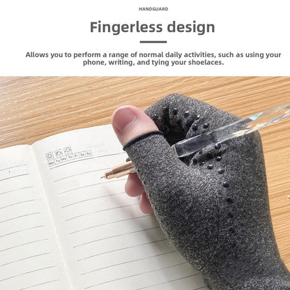 Arthritis Relief Compression Gloves Half Finger Support