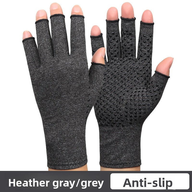 Arthritis Relief Compression Gloves Half Finger Support