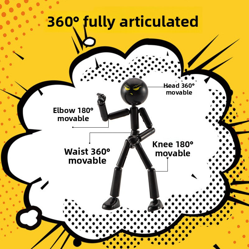 Articulated Stickman Building Blocks