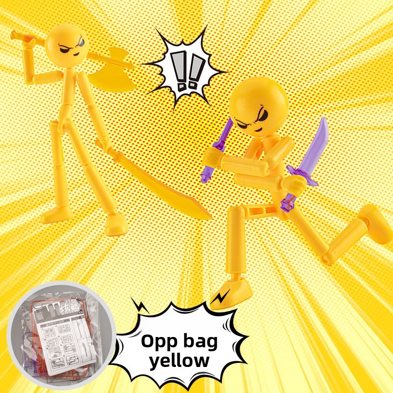 Articulated Stickman Building Blocks