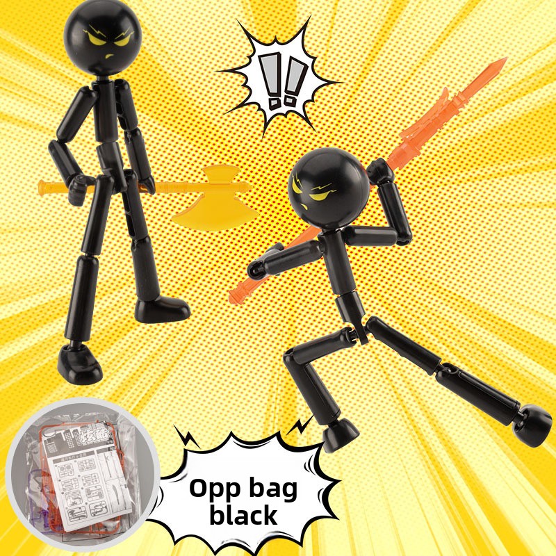 Articulated Stickman Building Blocks