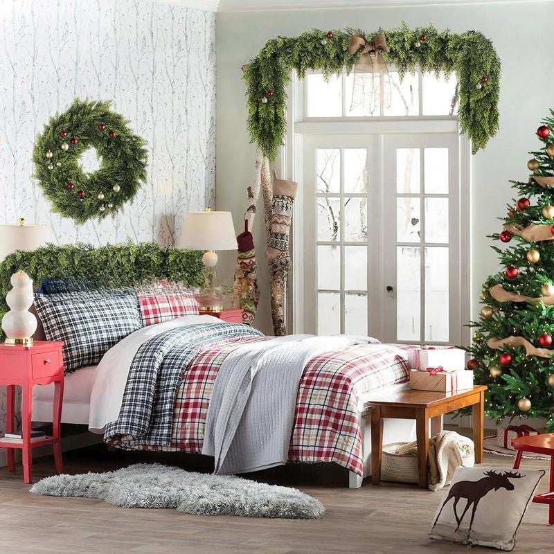 Artificial Cedar Christmas Garland
