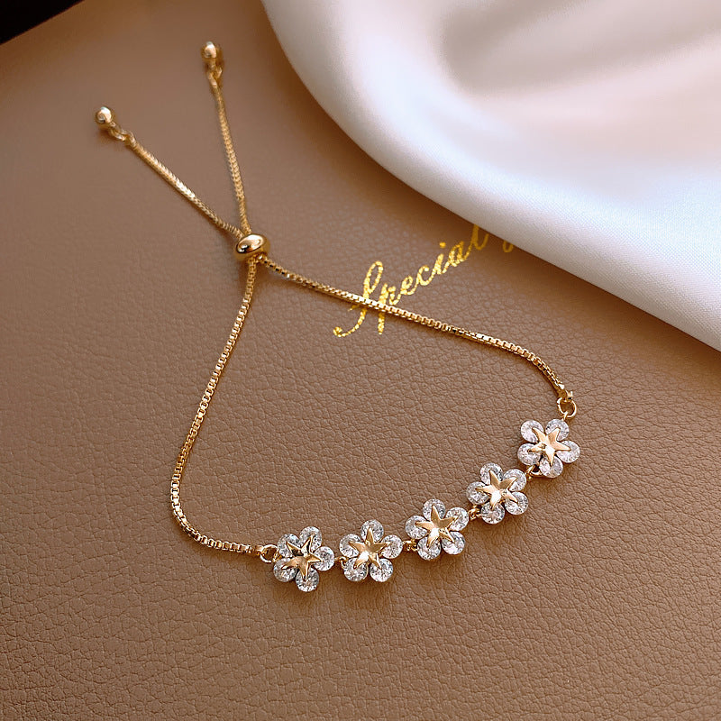 Artificial crystal bracelet