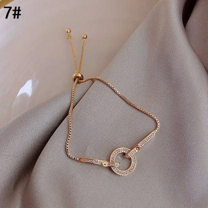 Artificial crystal bracelet