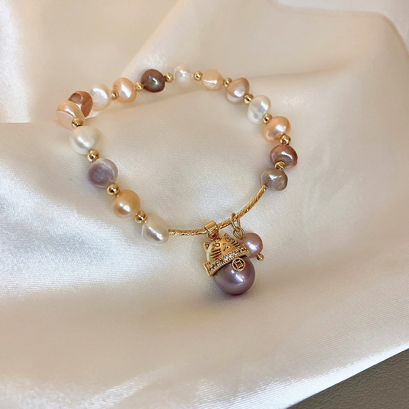 Artificial crystal bracelet