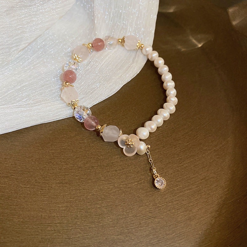 Artificial crystal bracelet