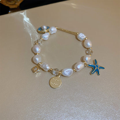 Artificial crystal bracelet