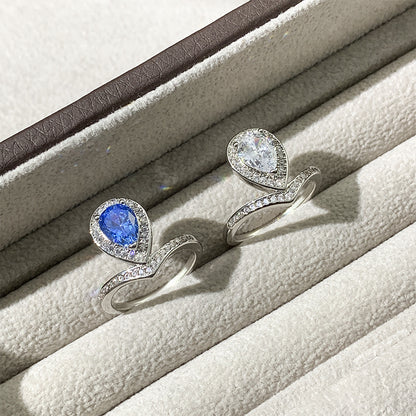 artificial diamond ring