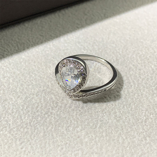 artificial diamond ring